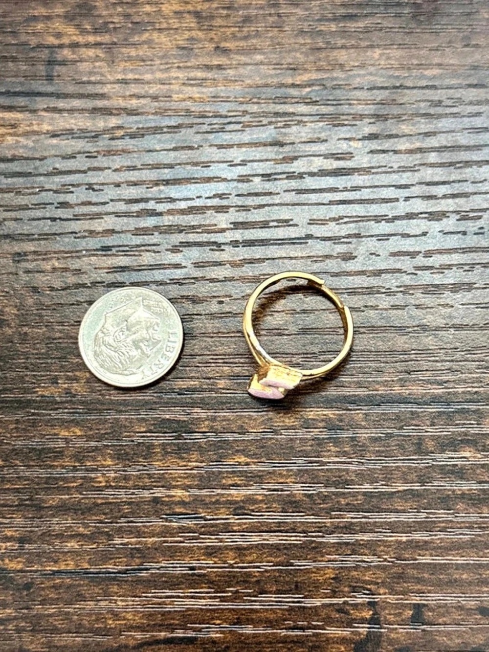 Gold-Tone “5” ring